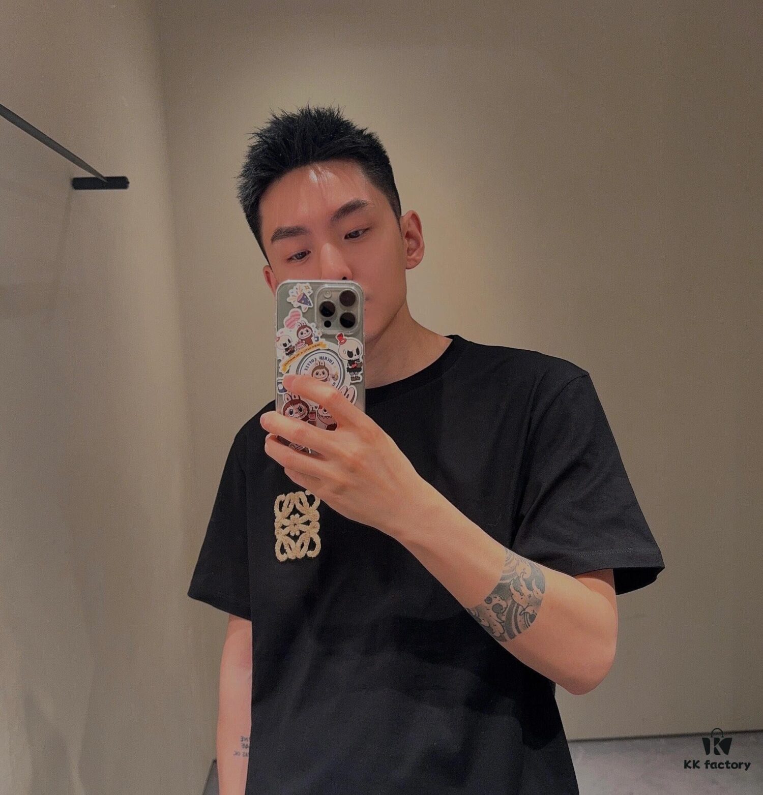 6931a0bcccd8ab3d7af9499c LOEWE Towel Embroidery Short Sleeve T-Shirt