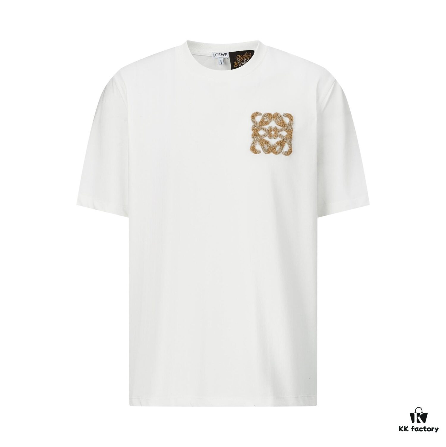 6931a0bdccd8ab3d7af949a8 LOEWE Towel Embroidery Short Sleeve T-Shirt