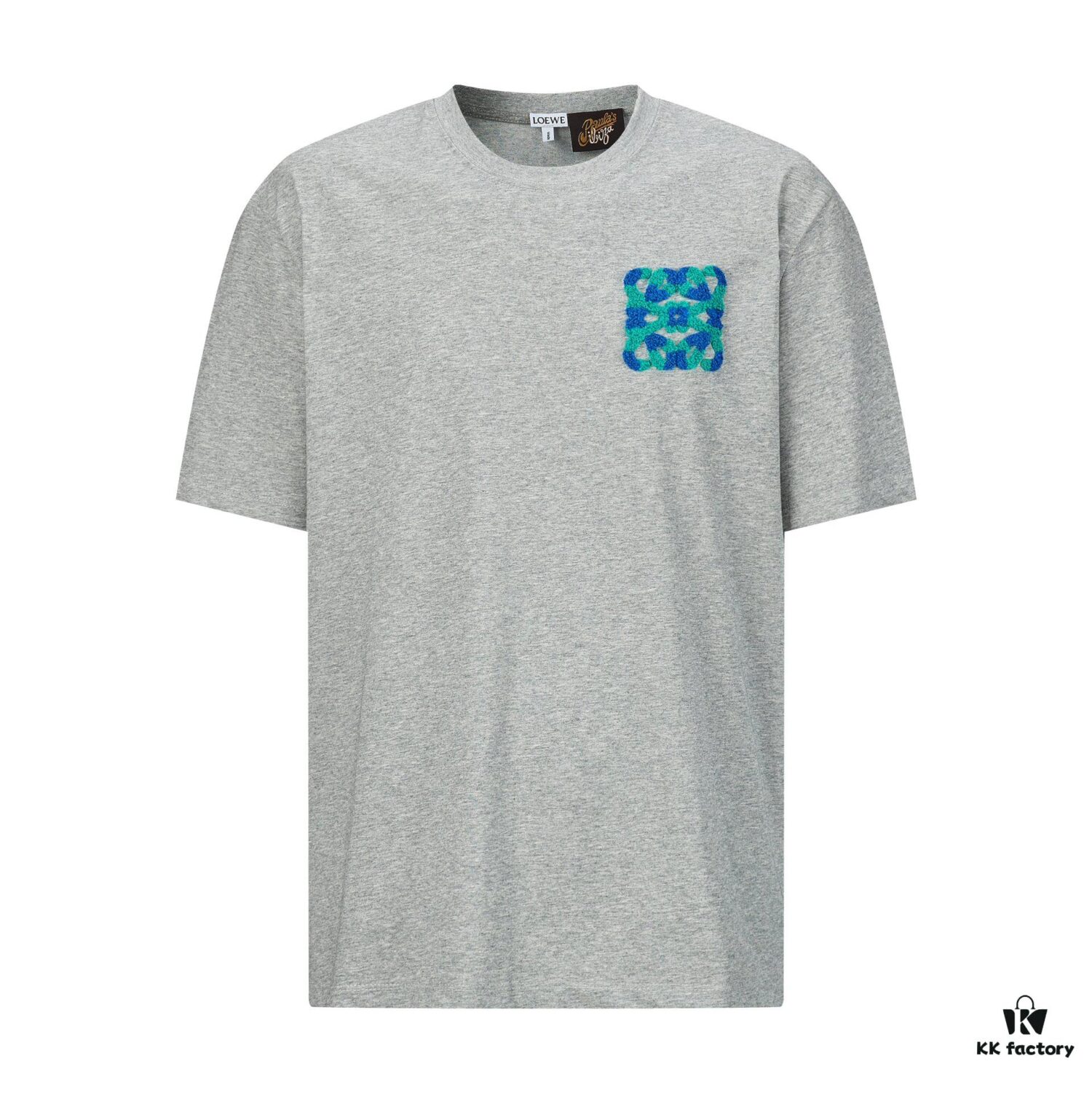 6931a0bdccd8ab3d7af949b1 LOEWE Towel Embroidery Short-Sleeve T-Shirt