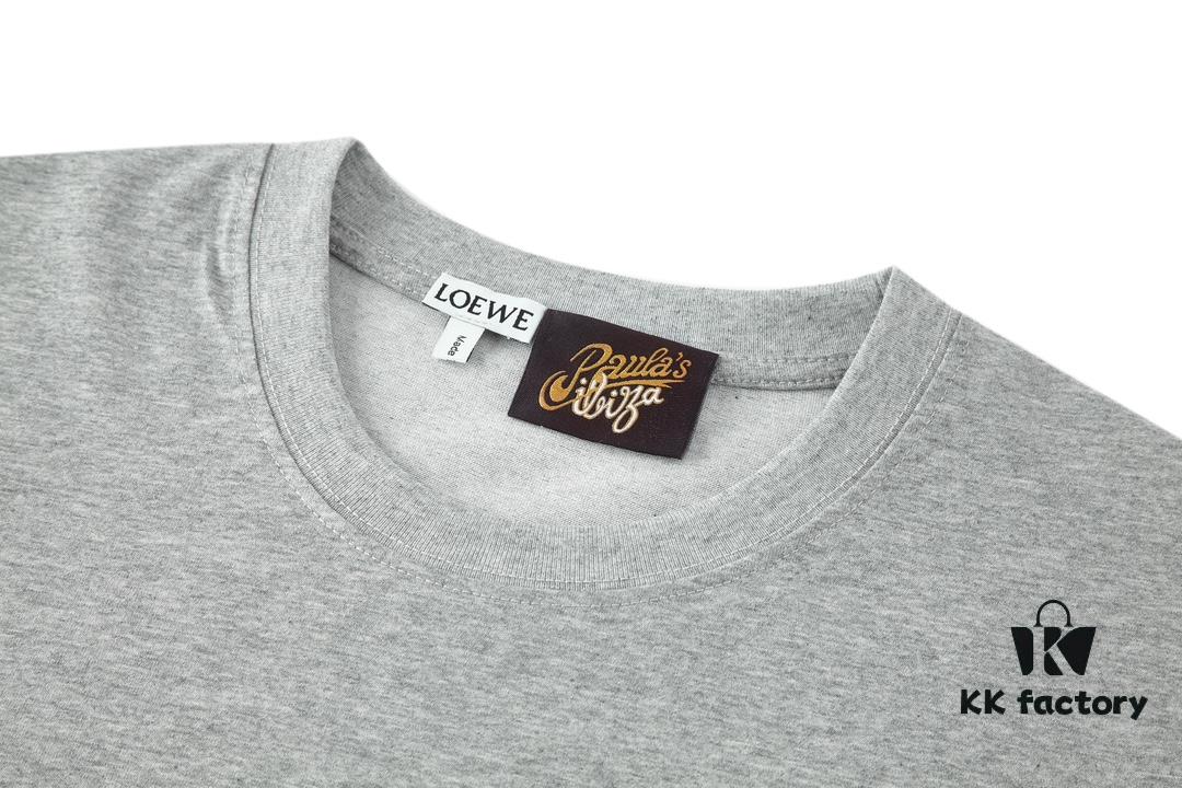 6931a0bdccd8ab3d7af949b4 LOEWE Towel Embroidery Short-Sleeve T-Shirt