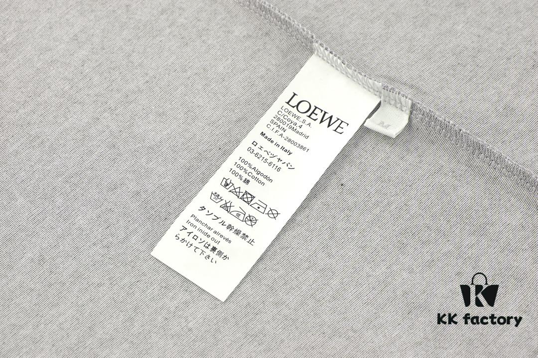 6931a0bdccd8ab3d7af949b6 LOEWE Towel Embroidery Short-Sleeve T-Shirt