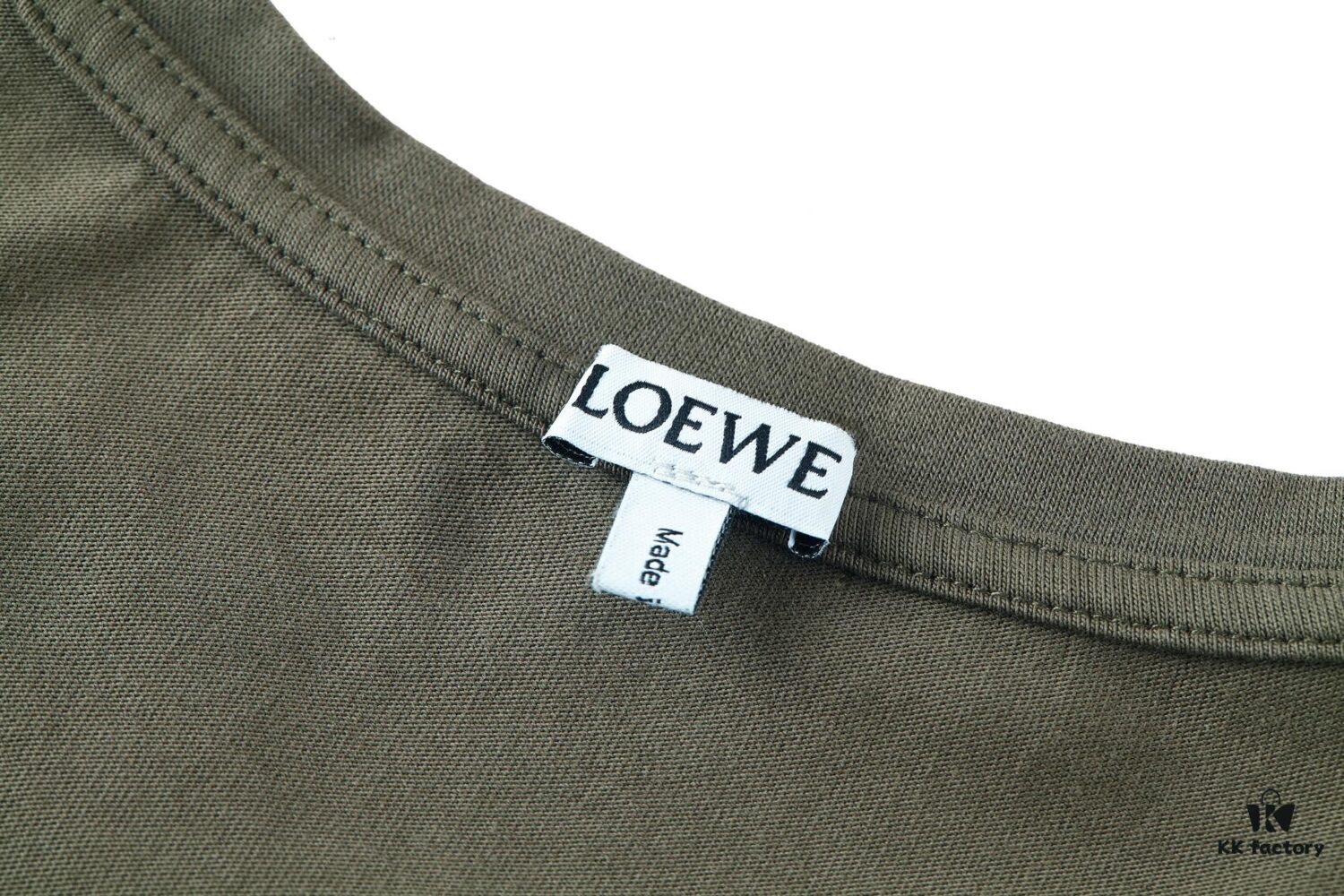 6931a0c0ccd8ab3d7af949f4 LOEWE Distressed Embroidered Short Sleeve T-Shirt