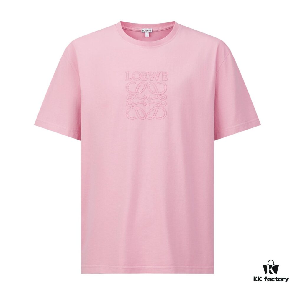 LOEWE Distressed Embroidered Short-Sleeve T-Shirt