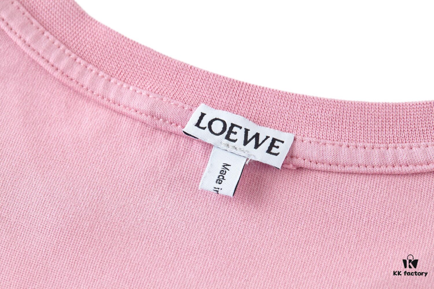 6931a0c1ccd8ab3d7af949fe LOEWE Distressed Embroidered Short-Sleeve T-Shirt