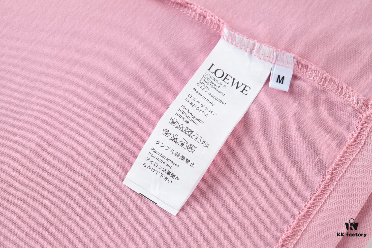 6931a0c1ccd8ab3d7af94a01 LOEWE Distressed Embroidered Short-Sleeve T-Shirt