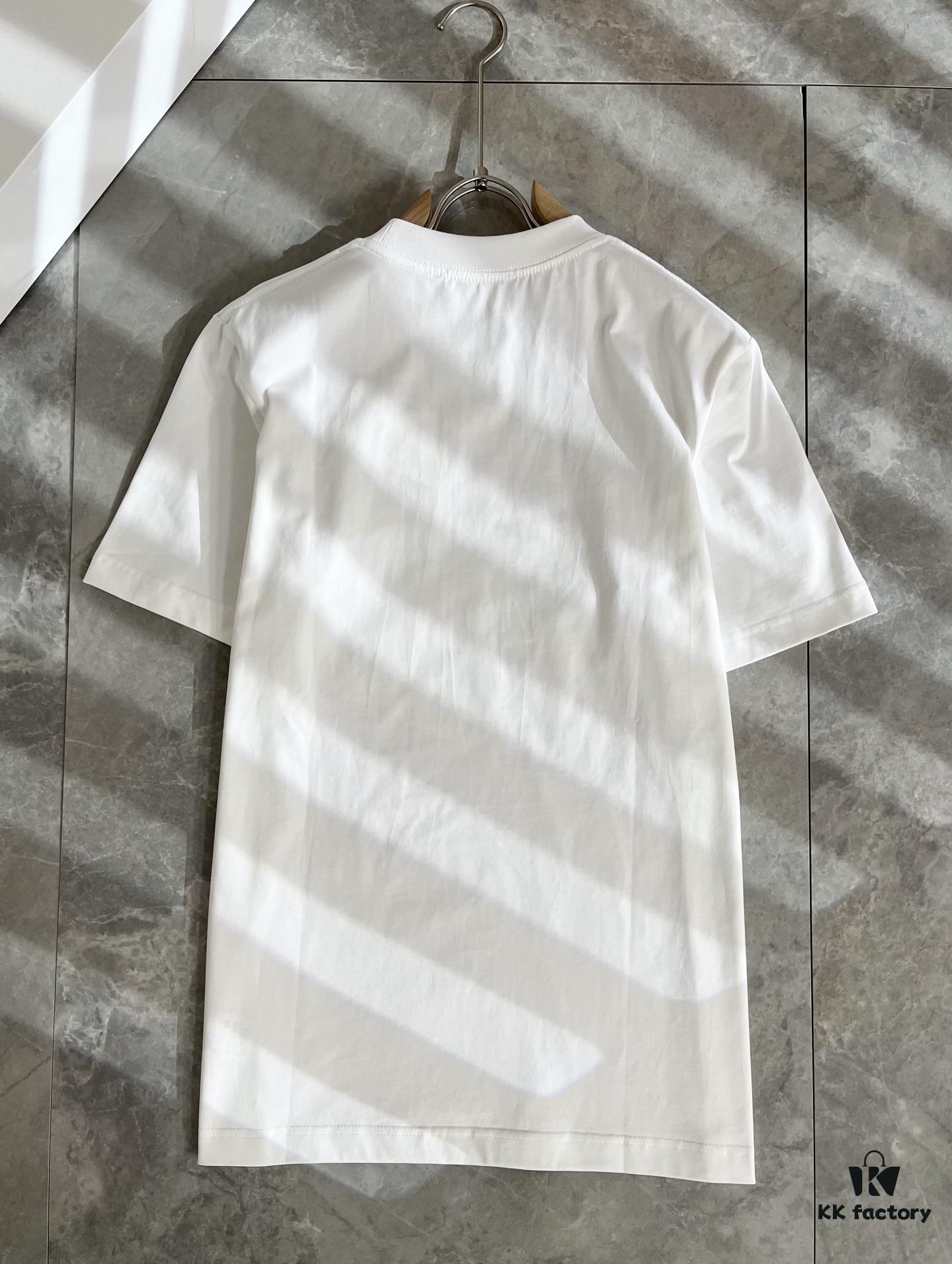 6931a0c6ccd8ab3d7af94a6e LOEWE 2025 Spring/Summer New Unisex Short-Sleeve T-Shirt, Italian Original Order Channel, Embroidered Logo Design, Premium Cotton Tee