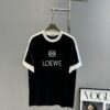 6931a0c7ccd8ab3d7af94a7e Loewe New 25s Unisex T-Shirt, Patchwork Design, Color-Blocked, 280g Premium Cotton Fabric, Soft and Comfortable, 3D Embroidery on Chest, Stylish and Unique, Original Customization with Complete Triple Labels