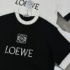 6931a0c7ccd8ab3d7af94a80 Loewe New 25s Unisex T-Shirt, Patchwork Design, Color-Blocked, 280g Premium Cotton Fabric, Soft and Comfortable, 3D Embroidery on Chest, Stylish and Unique, Original Customization with Complete Triple Labels