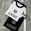 6931a0c8ccd8ab3d7af94a85 Loewe New 25s Unisex T-Shirt, Patchwork Design, Color-Blocked, 280g Premium Cotton Fabric, Soft and Comfortable, 3D Embroidery on Chest, Stylish and Unique, Original Customization with Complete Triple Labels