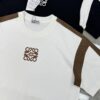 6931a0c8ccd8ab3d7af94a8b Loewe 25s New Arrival T-Shirt, Unisex, Panel Design, Color-Block Style, 280g Premium Cotton Fabric, Soft and Comfortable, 3D Embroidered Logo on Chest, Fashionable and Unique, Original Customized Version with Complete Triple Labels, Perfect for Men and Women