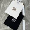 6931a0c8ccd8ab3d7af94a8e Loewe 25s New Arrival T-Shirt, Unisex, Panel Design, Color-Block Style, 280g Premium Cotton Fabric, Soft and Comfortable, 3D Embroidered Logo on Chest, Fashionable and Unique, Original Customized Version with Complete Triple Labels, Perfect for Men and Women