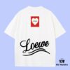 6931a0c8ccd8ab3d7af94a90 LOEWE 2025 Fall Spring-Summer Collection Love Heart Short Sleeve T-Shirt, Premium 270G 32-Count Double-Yarn Cotton Fabric, Relaxed Unisex Fit