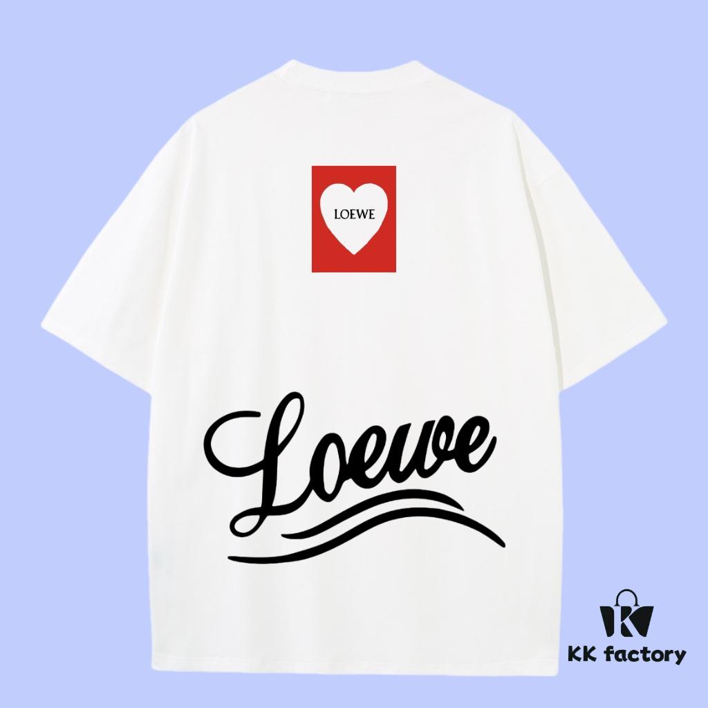 6931a0c8ccd8ab3d7af94a90 LOEWE 2025 Fall Spring-Summer Collection Love Heart Short Sleeve T-Shirt, Premium 270G 32-Count Double-Yarn Cotton Fabric, Relaxed Unisex Fit