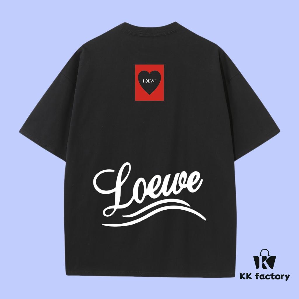6931a0c9ccd8ab3d7af94a99 LOEWE 2025 Fall Spring-Summer Collection Love Heart Short Sleeve T-Shirt, Premium 270G 32-Count Double-Yarn Cotton Fabric, Relaxed Unisex Fit