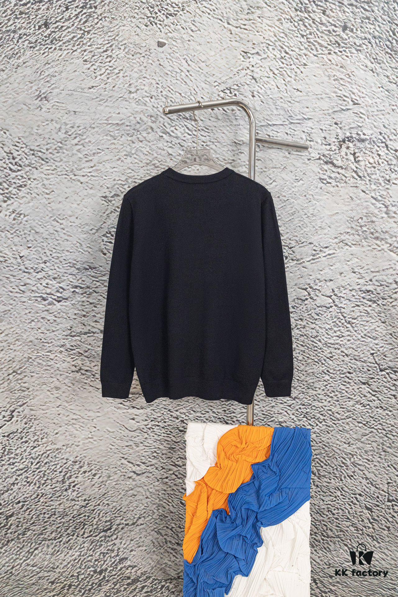 6931a0caccd8ab3d7af94ab9 Loewe New Autumn-Winter Jacquard Pocket Knit Pullover Hoodie