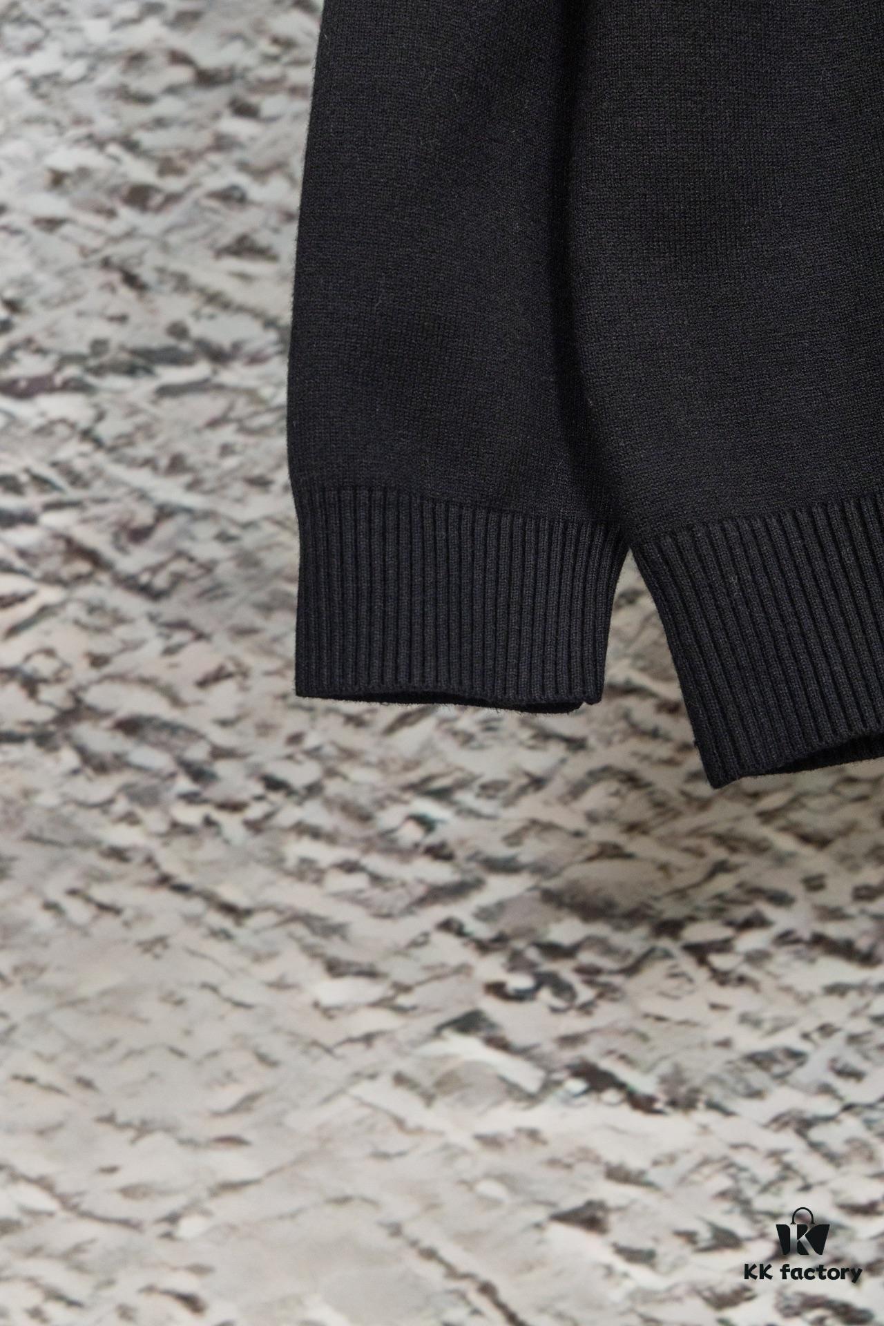 6931a0cbccd8ab3d7af94ac0 Loewe New Autumn-Winter Jacquard Pocket Knit Pullover Hoodie