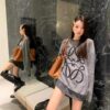 6931a0cdccd8ab3d7af94aed New LOEWE 22SS Exquisite Heather Gray Jacquard Crewneck Sweater Y002