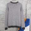 6931a0cdccd8ab3d7af94af0 New LOEWE 22SS Beautiful Heather Gray Jacquard Crew Neck Sweater Y002