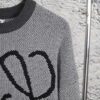 6931a0cdccd8ab3d7af94af2 New LOEWE 22SS Beautiful Heather Gray Jacquard Crew Neck Sweater Y002