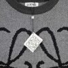 6931a0cdccd8ab3d7af94af4 New LOEWE 22SS Beautiful Heather Gray Jacquard Crew Neck Sweater Y002