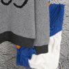 6931a0cdccd8ab3d7af94af7 New LOEWE 22SS Beautiful Heather Gray Jacquard Crew Neck Sweater Y002