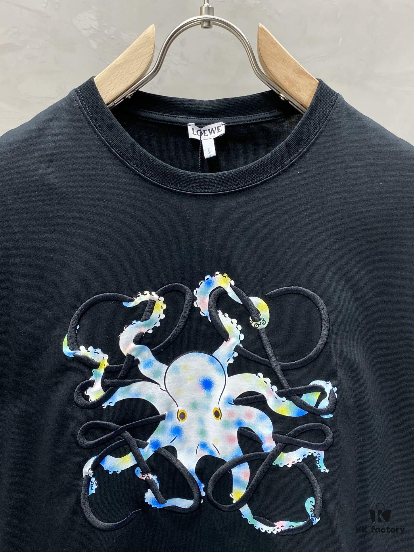 6931a0ceccd8ab3d7af94b03 Loewe Men's Casual Short-Sleeve T-Shirt, Exclusive New Arrival, Original Order, High-End Custom Version, Fashionable and Versatile Bestseller, Imported Fabric, Ultra-Soft and Smooth Touch, Skin-Friendly and Comfortable Wear