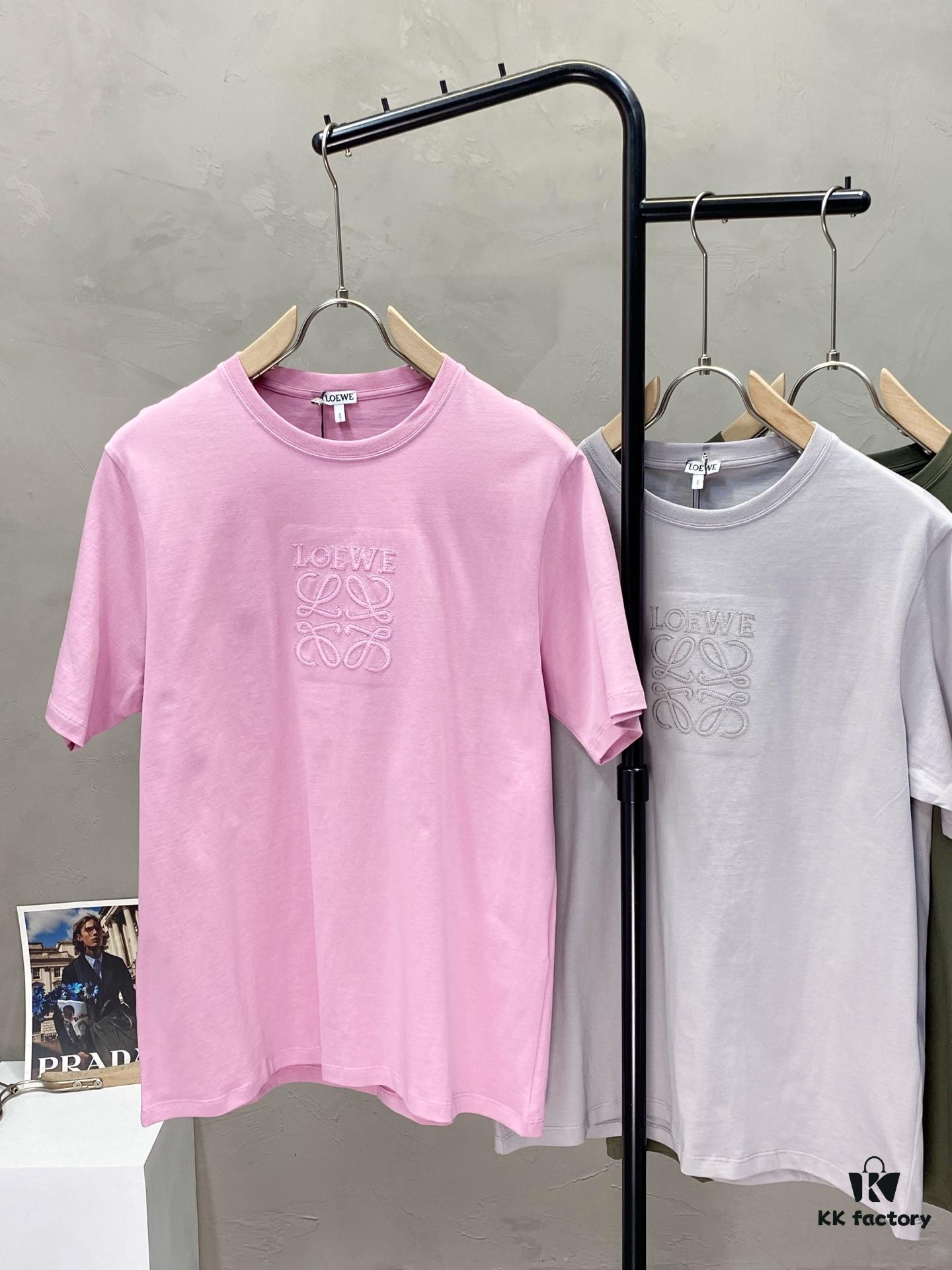 6931a0cfccd8ab3d7af94b1f Loewe Men's Spring Summer Short Sleeve Casual T-Shirt - Premium Custom Version, Fashionable and Versatile Bestseller, Imported Fabric, Ultra Soft and Smooth Touch, Skin-Friendly and Comfortable Wear