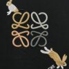 6931a0d0ccd8ab3d7af94b3c High-Quality Loewe 25SS Spring/Summer Collection Loewe x Suna Fujita Collaborative Series Embroidered Round-Neck Short-Sleeve T-Shirt, Color-Contrast Logo Embroidery on Chest with Cartoon Rabbit Theme, Cute and Fashionable Design, Imported Pallini Embroidery Machine Craftsmanship, Precise Stitching, Rich Colors and Textured Appearance, Well-Tailored Fit with Slight Neck Hugging, Made from 32s 280g Combed Full Cotton Fabric Offering Soft Luster, Skin-Friendly, Breathable and Structured Drape, Unisex Wear for Both Men and Women