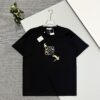 6931a0d1ccd8ab3d7af94b41 High-Quality Loewe 25SS Spring/Summer Collection Loewe x Suna Fujita Collaboration Heavy Embroidered Round-Neck Short-Sleeve T-Shirt with Contrast Logo and Cartoon Rabbit Design
