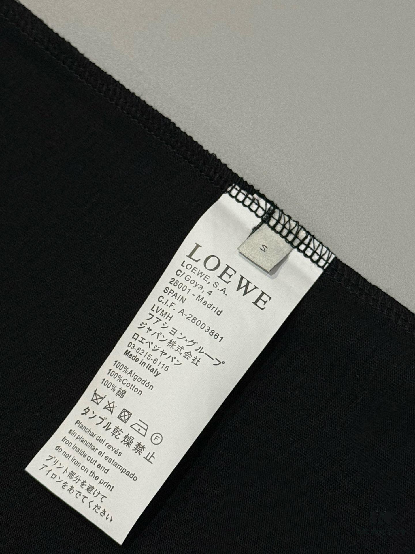 6931a0d1ccd8ab3d7af94b46 High-Quality Loewe 25SS Spring/Summer Collection Loewe x Suna Fujita Collaboration Heavy Embroidered Round-Neck Short-Sleeve T-Shirt with Contrast Logo and Cartoon Rabbit Design