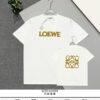 6931a0d2ccd8ab3d7af94b5c High-Quality Loewe 25SS Spring/Summer New Embroidered Logo Crew Neck Short Sleeve T-Shirt, Original Fabric, Celebrity-Inspired Design with Premium Spray-Painted 3D Embroidery, Front and Back Prints, 32-Single 280g Combed Pure Cotton Material, Extremely Comfortable Feel, Stylish Unisex Tee, Three Labels Complete, Not Ordinary Market Version