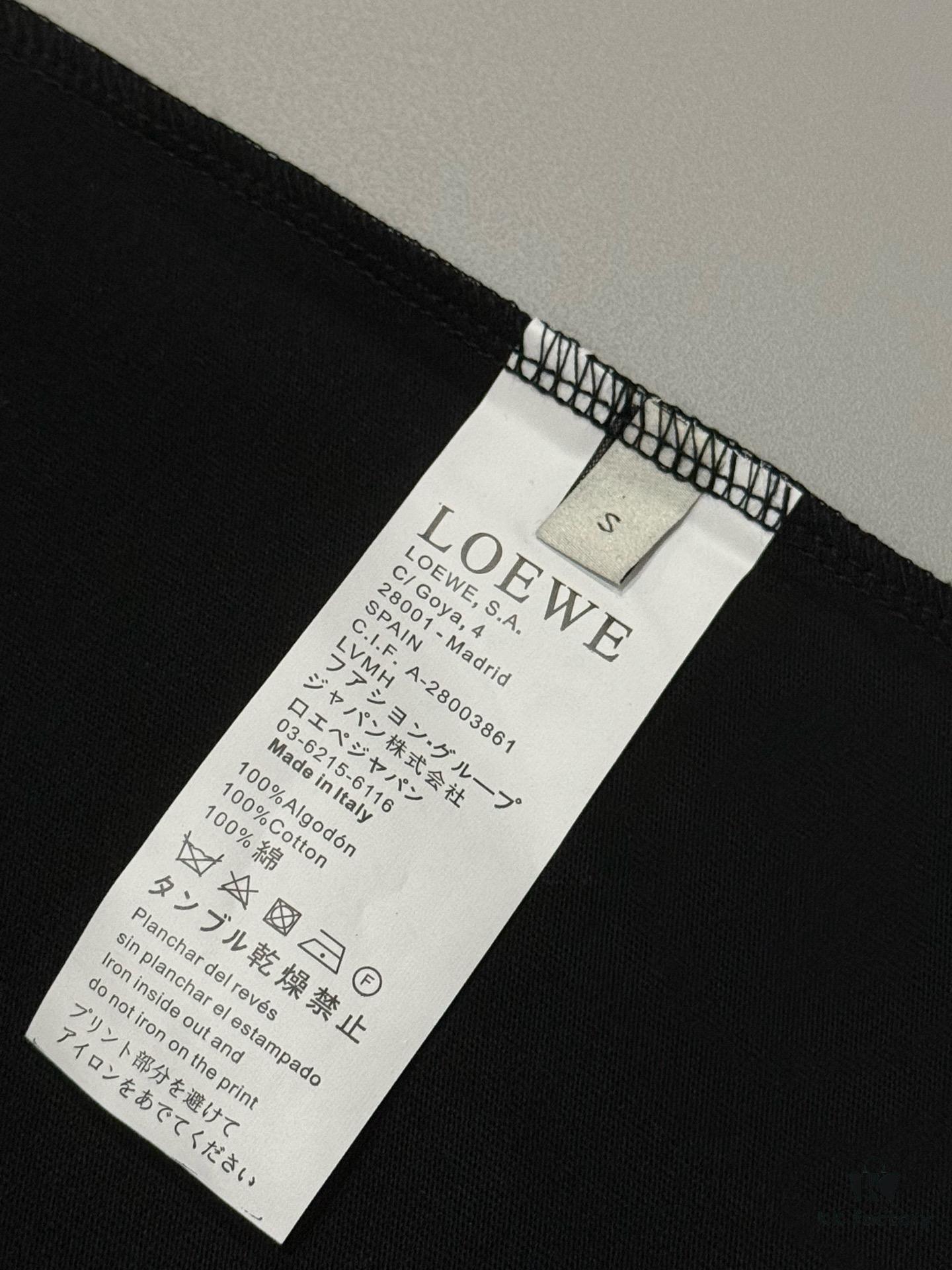 6931a0d3ccd8ab3d7af94b6d High-Quality Loewe 25SS Spring/Summer New Embroidered Logo Crew Neck Short Sleeve T-Shirt, Original Fabric, Celebrity-Inspired Design with Front and Back Spray-Painted 3D Embroidery, 32-Single 280g Combed Pure Cotton Material, Extremely Comfortable to Touch, Stylish and Versatile Unisex Short Sleeve Tee, Complete with Three Labels, Not Ordinary Market Version, Premium Quality Guaranteed