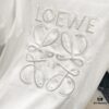 6931a0d3ccd8ab3d7af94b73 LOEWE 320g Crew Neck Short Sleeve T-Shirt with Embroidered Logo