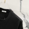 6931a0d3ccd8ab3d7af94b7a LOEWE 320g Crew Neck Short Sleeve T-Shirt, Solid Color with Embroidered Logo on Chest