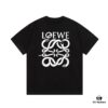 6931a0d4ccd8ab3d7af94b88 LOEWE* Loewe * Relaxed Fit Printed Logo Fashion Round Neck Short Sleeve T-Shirt for Spring and Summer, Unisex Comfortable Cotton Top