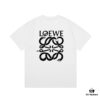 6931a0d5ccd8ab3d7af94b91 LOEWE* Loewe * Loose Fit Printed Logo Design Spring-Summer New Round Neck Fashion Short Sleeve T-Shirt, Comfortable and Stylish Unisex Wear