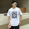 6931a0d5ccd8ab3d7af94b99 LOEWE* Loewe * Loose Fit Printed Logo Design Spring-Summer New Round Neck Fashion Short Sleeve T-Shirt, Comfortable and Stylish Unisex Wear