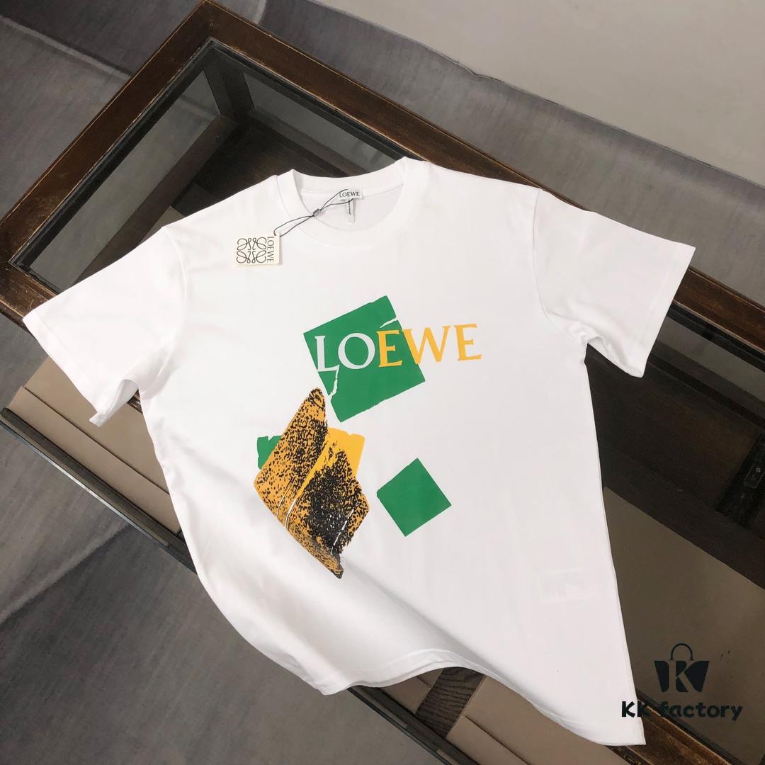6931a0d5ccd8ab3d7af94ba2 LOEWE 25SS Summer New Arrival Round Neck Short-Sleeve T-Shirt