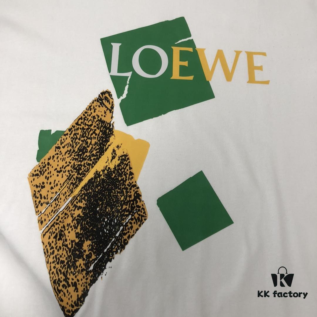 6931a0d6ccd8ab3d7af94ba6 LOEWE 25SS Summer New Arrival Round Neck Short-Sleeve T-Shirt