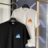 6931a0d6ccd8ab3d7af94bad LOEWE x Spirited Away Collaboration Flame Embroidered Doll Washed Cotton T-Shirt