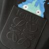 6931a0d6ccd8ab3d7af94bae LOEWE x Spirited Away Collaboration Flame Embroidered Doll Washed Cotton T-Shirt