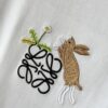 6931a0d6ccd8ab3d7af94bb7 LOEWE X Suna Fujita 25SS Rabbit Embroidered Heavyweight 300g Short Sleeve T-Shirt (Top Version, Distinguished from Standard Stock)