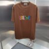 6931a0d8ccd8ab3d7af94bce Loewe Embroidered Short Sleeve T-Shirt (Top Quality Version, Distinct from Standard)