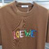 6931a0d8ccd8ab3d7af94bd0 Loewe Embroidered Short Sleeve T-Shirt (Top Quality Version, Distinct from Standard)