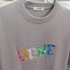 6931a0d8ccd8ab3d7af94bd6 Loewe Embroidered Short Sleeve T-Shirt (Top Quality Version, Different from Common Stock)