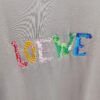 6931a0d8ccd8ab3d7af94bd8 Loewe Embroidered Short Sleeve T-Shirt (Top Quality Version, Different from Common Stock)