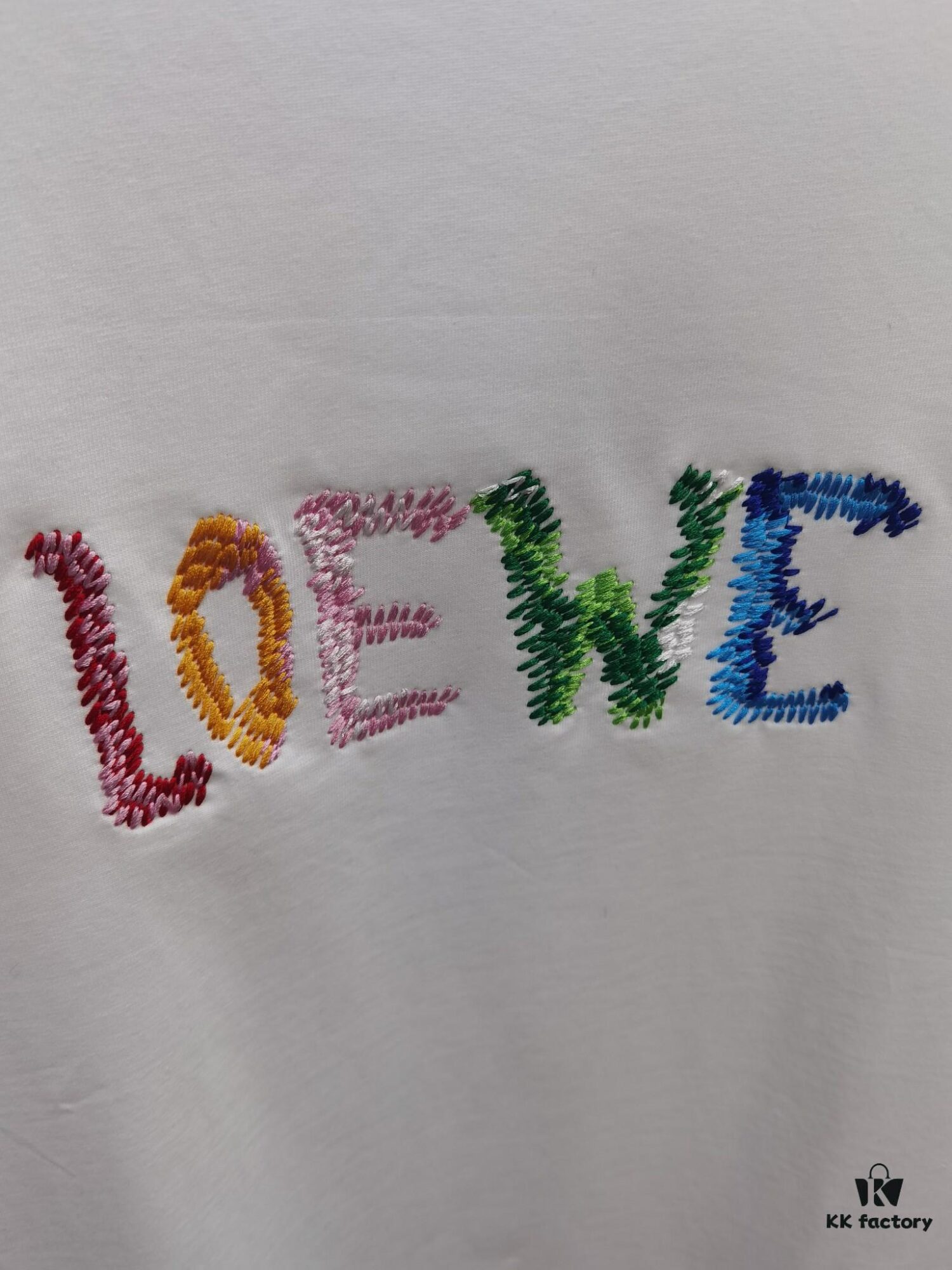 Loewe Inspired Short Sleeve T-Shirt (Embroidered Premium Version, Distinct from Standard Market Offerings)