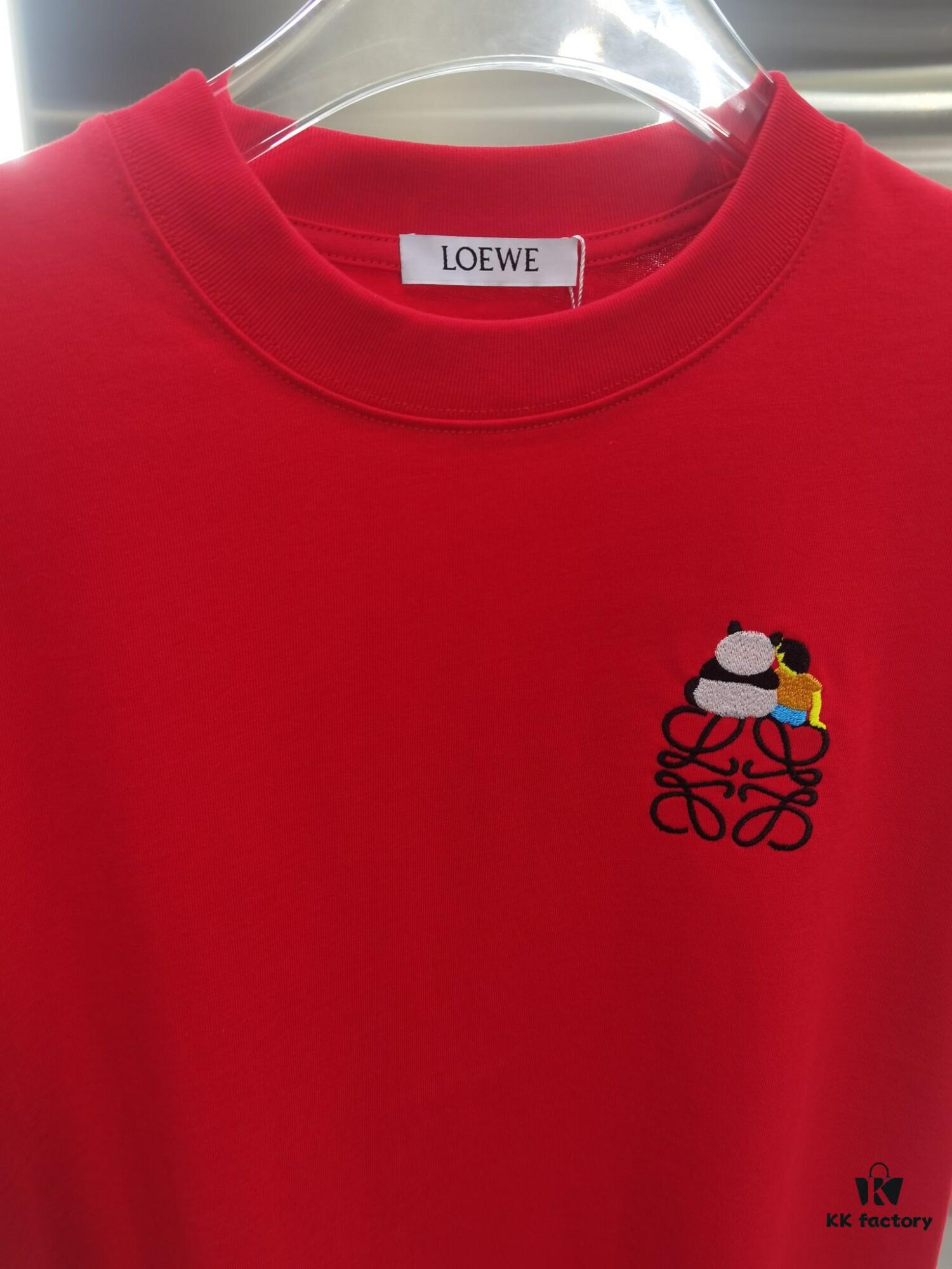 6931a0dbccd8ab3d7af94c0c Loy*wei LO*WE (Embroidered Premium Version, Different from Standard Stock) Short Sleeve T-Shirt