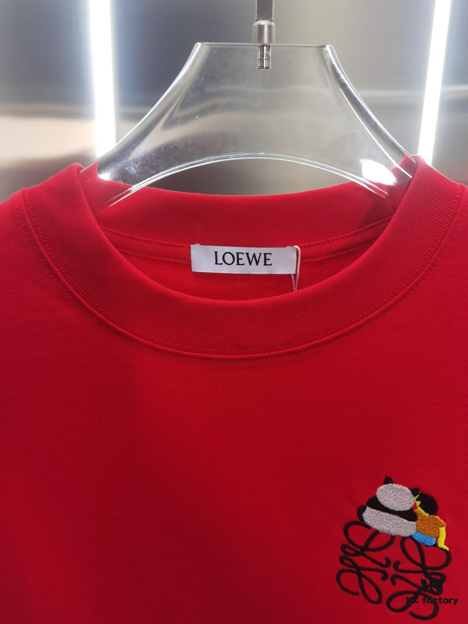 6931a0dbccd8ab3d7af94c0d Loy*wei LO*WE (Embroidered Premium Version, Different from Standard Stock) Short Sleeve T-Shirt