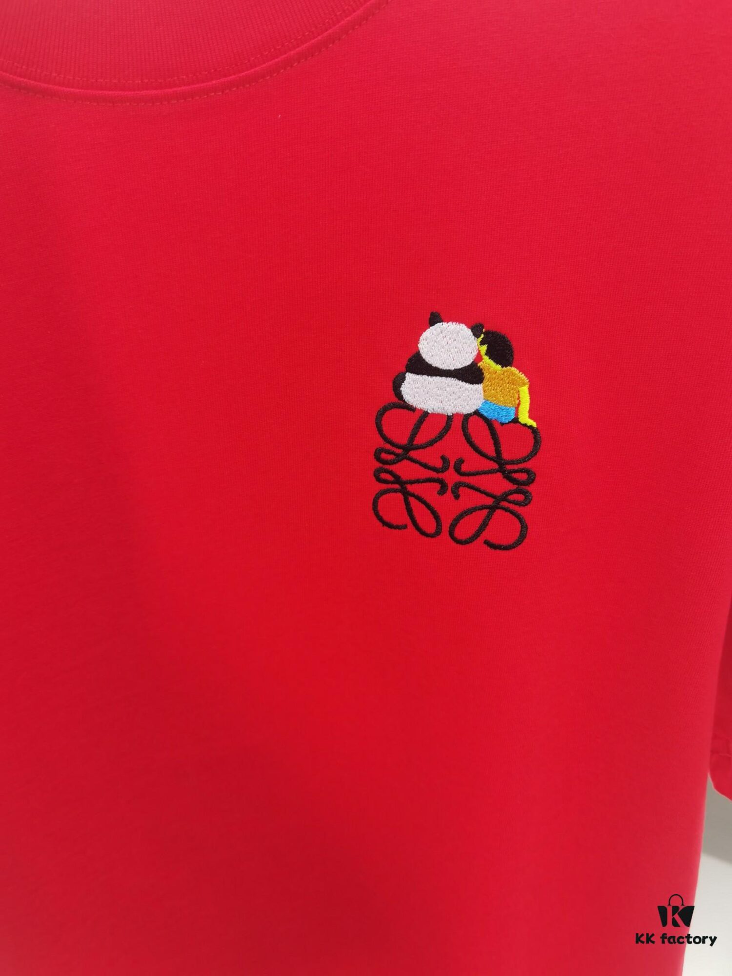 6931a0dbccd8ab3d7af94c0e Loy*wei LO*WE (Embroidered Premium Version, Different from Standard Stock) Short Sleeve T-Shirt